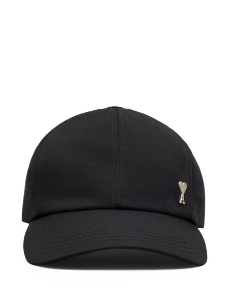  Ami Paris Ami De Coeur Stud Cap - Black 