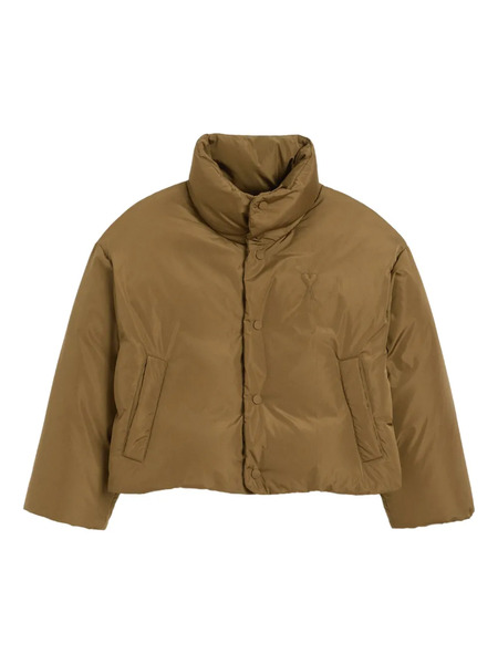  Ami Paris Ami De Coeur Taffetas Jacket - Green 
