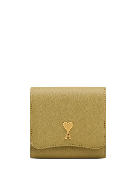 Ami Paris Ami De Coeur Wallet - Green 