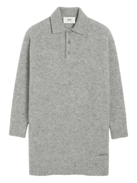  Ami Paris Ami Polo Dress - Grey 