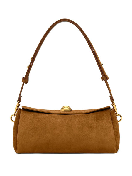  Ami Paris Carrousel Suede Bag - Brown 