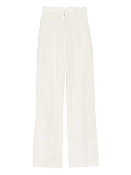  Ami Paris Concealed-fastening Tailored Trousers - Neutrals 
