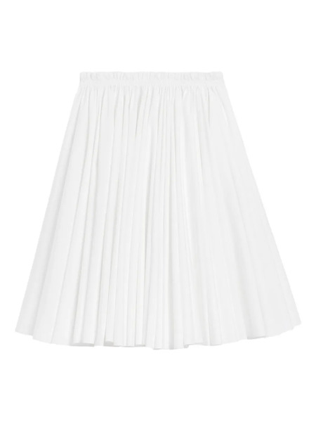  Ami Paris Corolla A-line Midi Skirt - White 