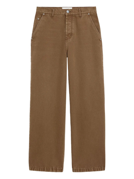  Ami Paris Cotton Large-fit Jeans - Brown 