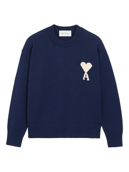 Ami Paris Crew-neck Sweater - Blue 