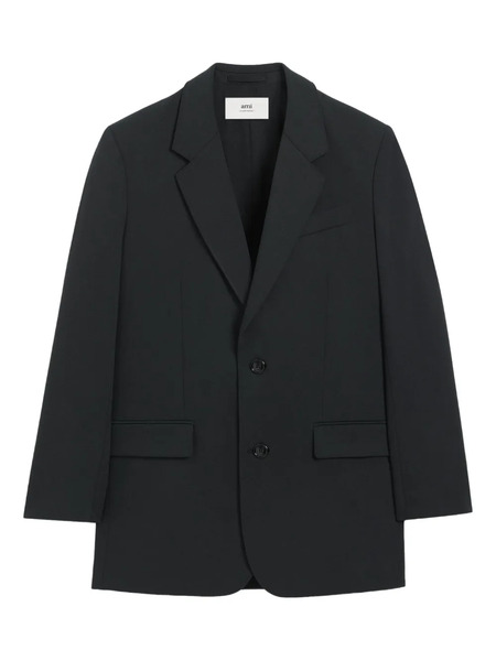  Ami Paris Double-breasted Wool Jacket - Black 