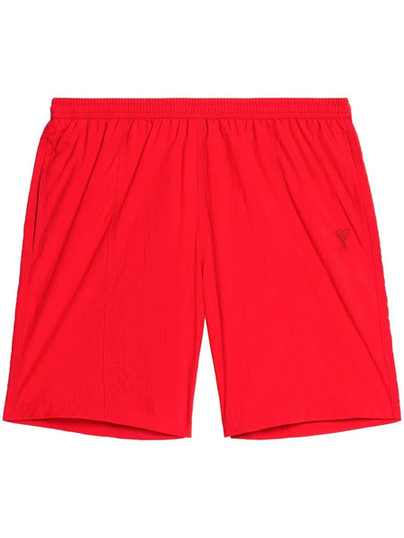  Ami Paris Embroidered-logo Swim Shorts 
