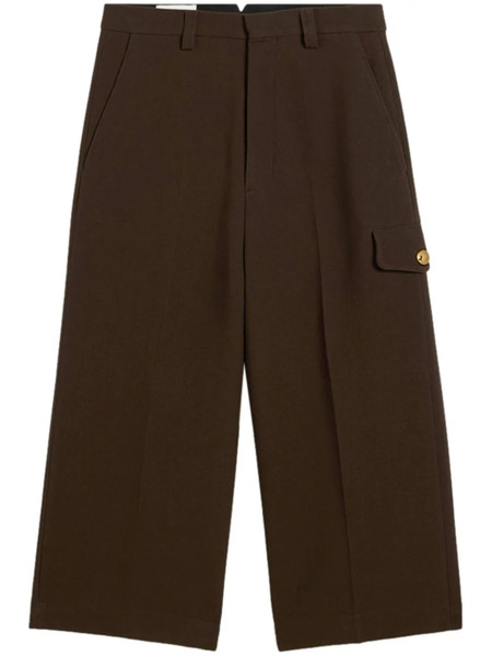  Ami Paris Flap Pocket Bermuda Shorts - Brown 