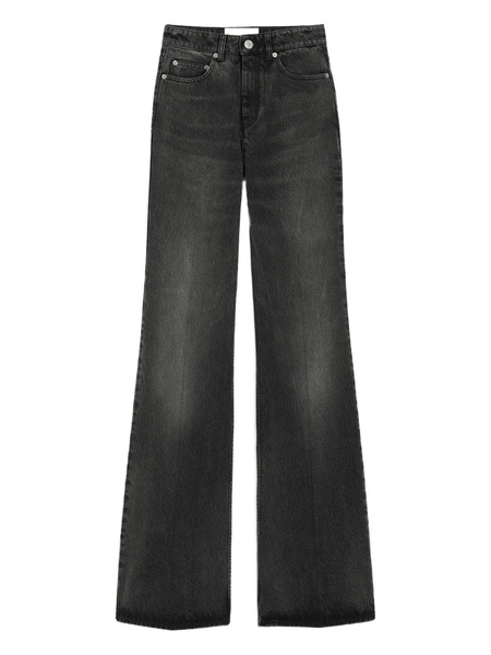  Ami Paris High-waist Flared Jeans - Black 