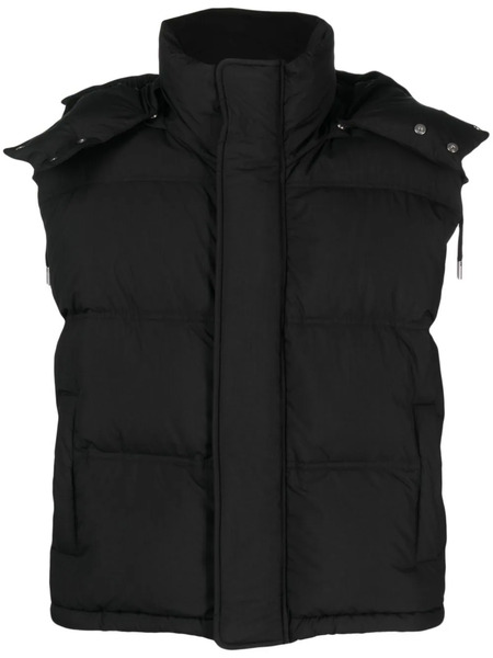  Ami Paris Hooded Padded Gilet - Black 