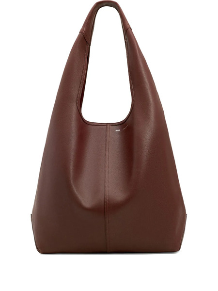  Ami Paris Large Etienne Leather Hobo Bag - Red 