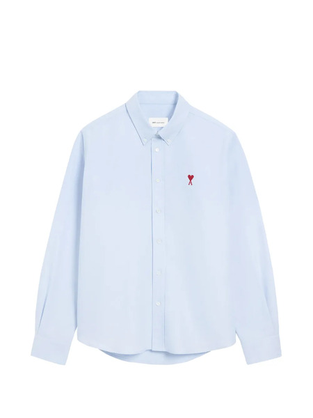  Ami Paris Logo Shirt - Blue 