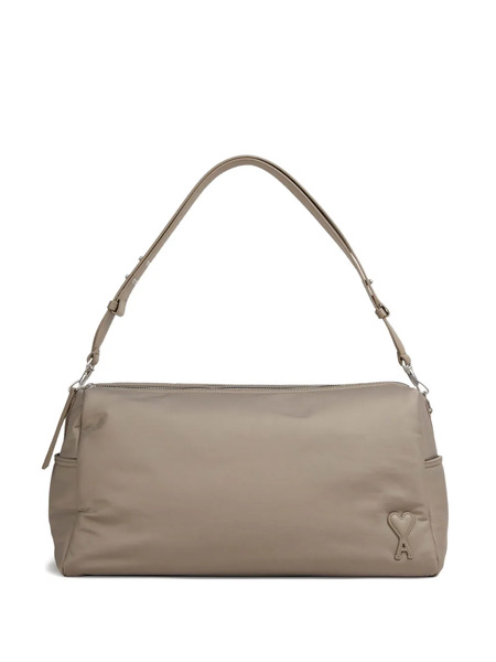  Ami Paris Marcel Logo-detail Shoulder Bag - Neutrals 