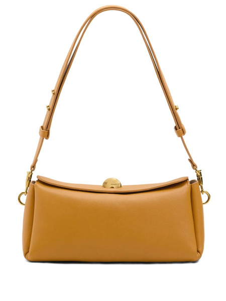  Ami Paris Mini Carrousel Leather Shoulder Bag - Brown 