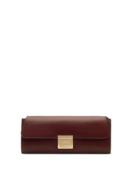  Ami Paris Mini Mimi Leather Pouch Bag - Red 