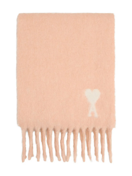  Ami Paris Off Ami De Coeur Scarf - Pink 