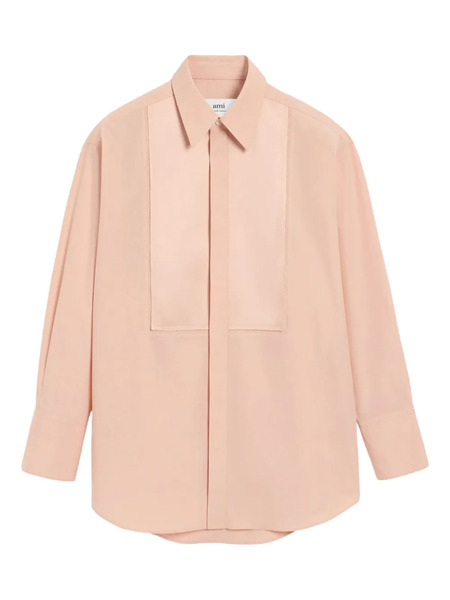  Ami Paris Oversized Cotton Shirt - Pink 