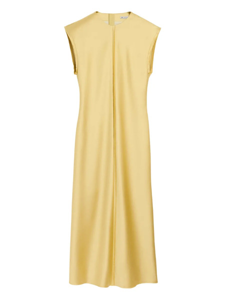  Ami Paris Panelled Midi Dress - Yellow 