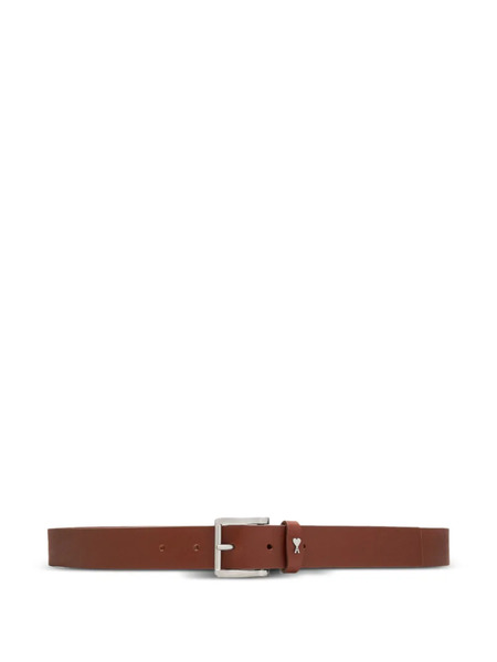  Ami Paris Paris Paris Leather Belt - Brown 