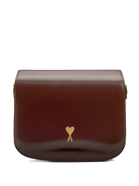  Ami Paris Paris Paris Shoulder Bag - Brown 