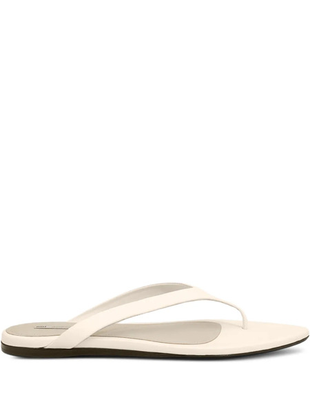  Ami Paris Pointed-toe Flat Sandals - Neutrals 