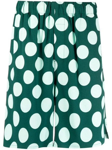  Ami Paris Polka Dot Bermuda Shorts - Green 