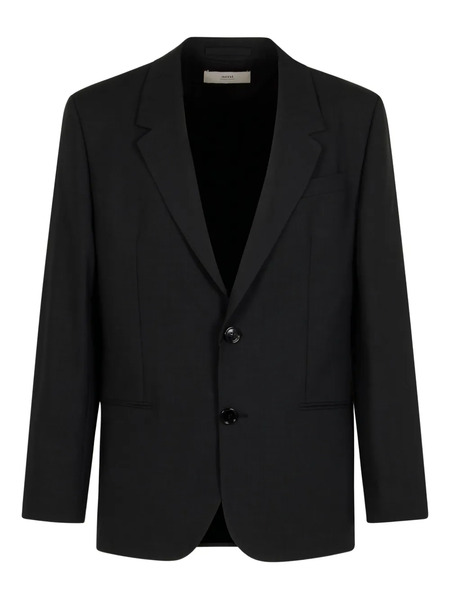  Ami Paris Single-breasted Blazer - Black 