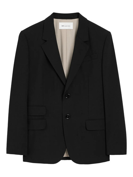  Ami Paris Single-breasted Blazer - Black 