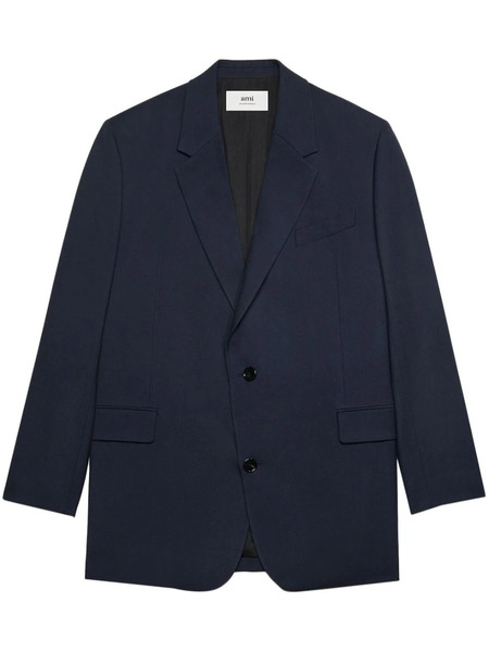  Ami Paris Single-breasted Blazer - Blue 