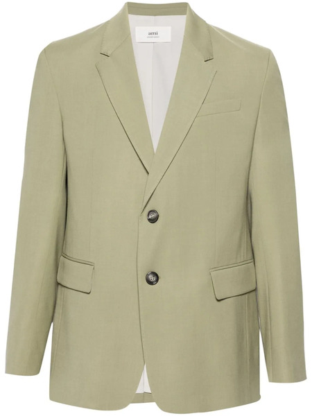  Ami Paris Single-breasted Blazer - Green 