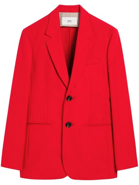  Ami Paris Single-breasted Blazer - Red 