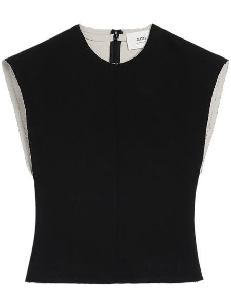  Ami Paris Sleeveless Top - Black 