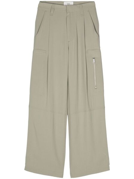  Ami Paris Straight-leg Cargo Pants - Green 