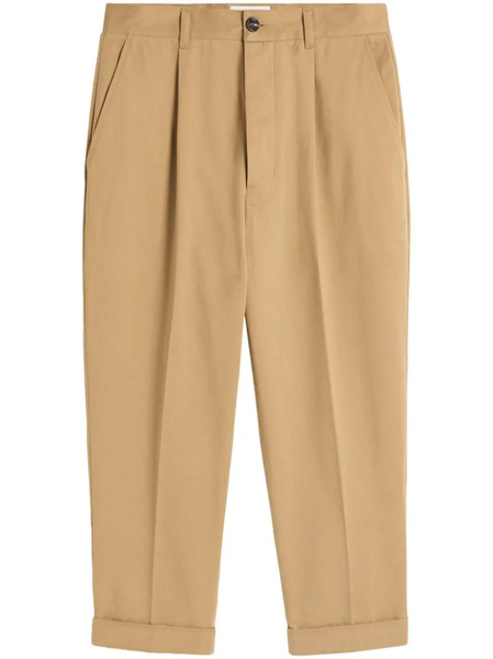  Ami Paris Tapered-leg Trousers - Neutrals 