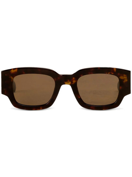  Ami Paris 75001 Tortoiseshell-effect Sunglasses - Brown 