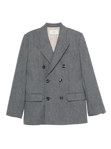  Ami Paris Wool Blazer - Grey 