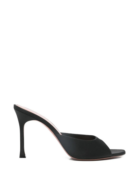  Amina Muaddi Alexa Heeled Sandals - Black 
