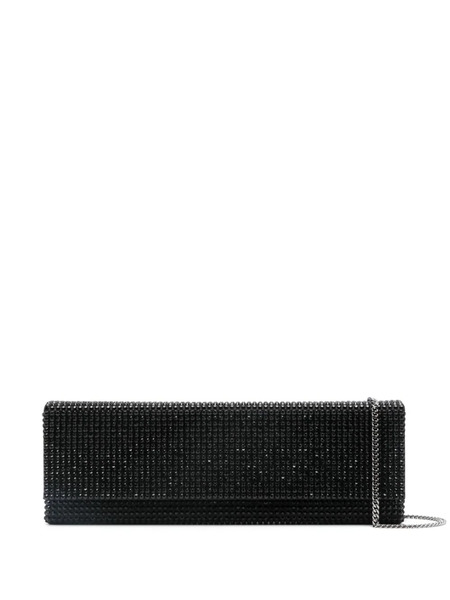  Amina Muaddi Amini Paloma Clutch Bag - Black 