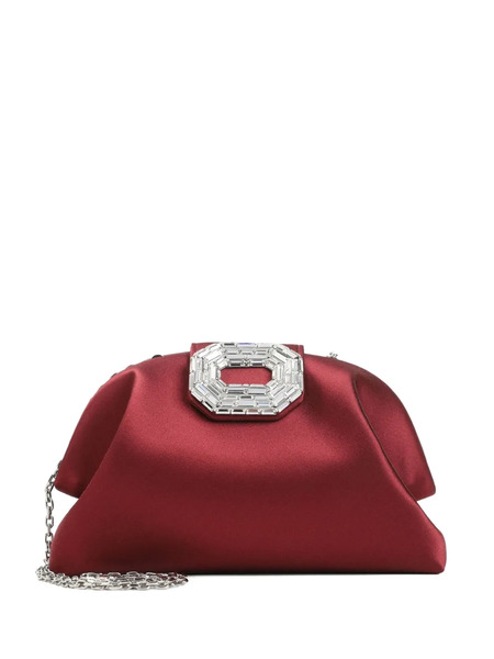  Amina Muaddi Camelia Clutch Bag - Red 