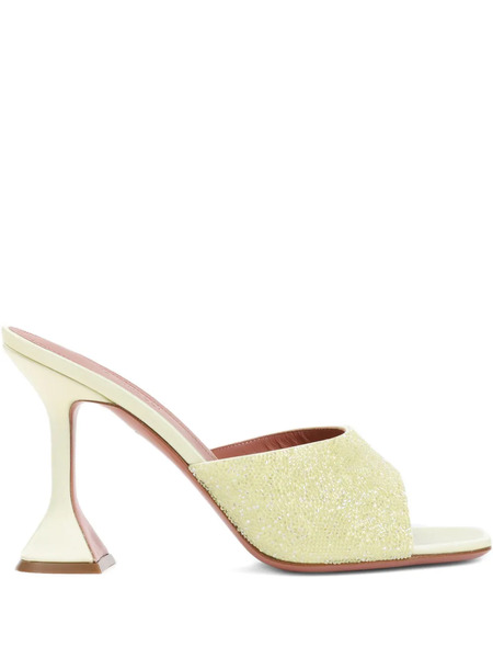  Amina Muaddi Lupita Sandals - Yellow 