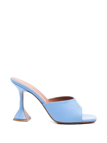  Amina Muaddi Lupita Square Toe Pumps - Blue 