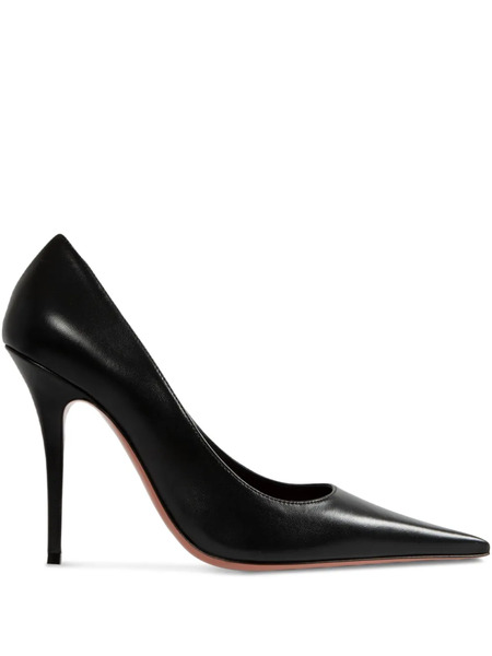  Amina Muaddi 105mm Barbara Pumps - Black 