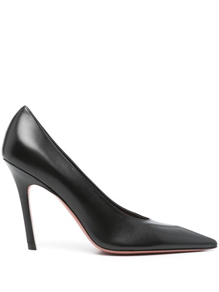  Amina Muaddi 105mm Christine Pumps - Black 
