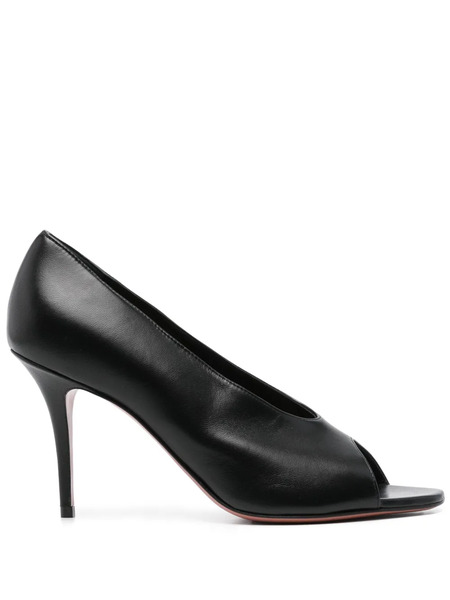  Amina Muaddi 90mm Julianne Pumps - Black 