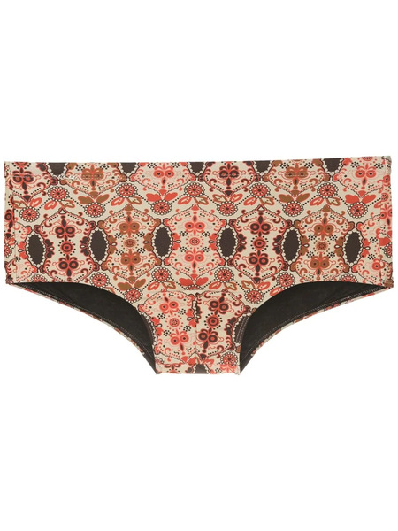  Amir Slama Abstract-print Swim Trunks - Multicolour 