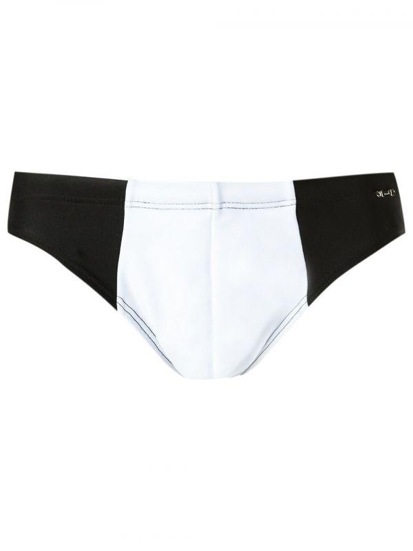  Amir Slama Bicolor Trunks - Black 