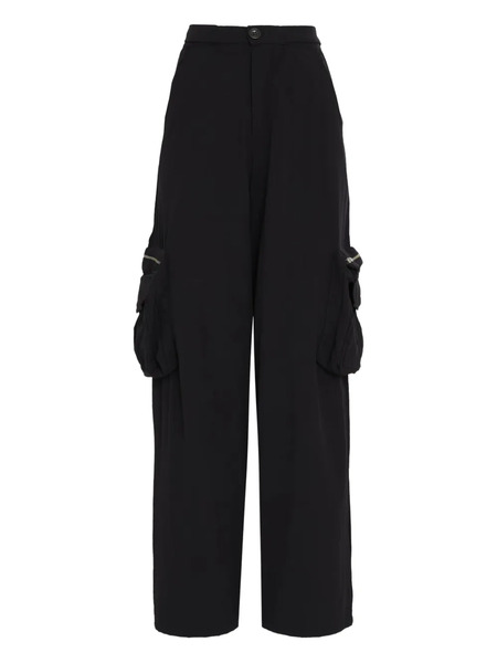  Amir Slama Button-fastening Cargo Trousers - Black 