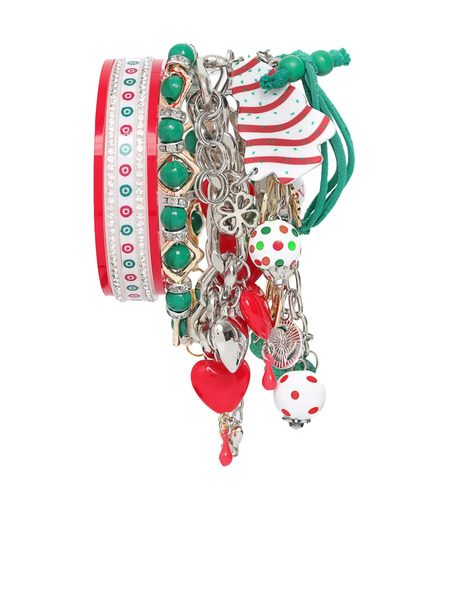  Amir Slama Charm-embellished Bracelet - Green 