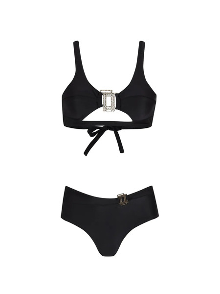  Amir Slama Embellished-tie Bikini - Black 