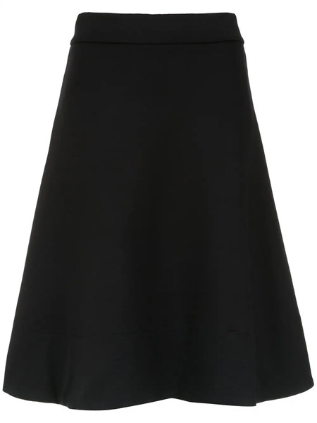  Amir Slama Flared Skirt - Black 